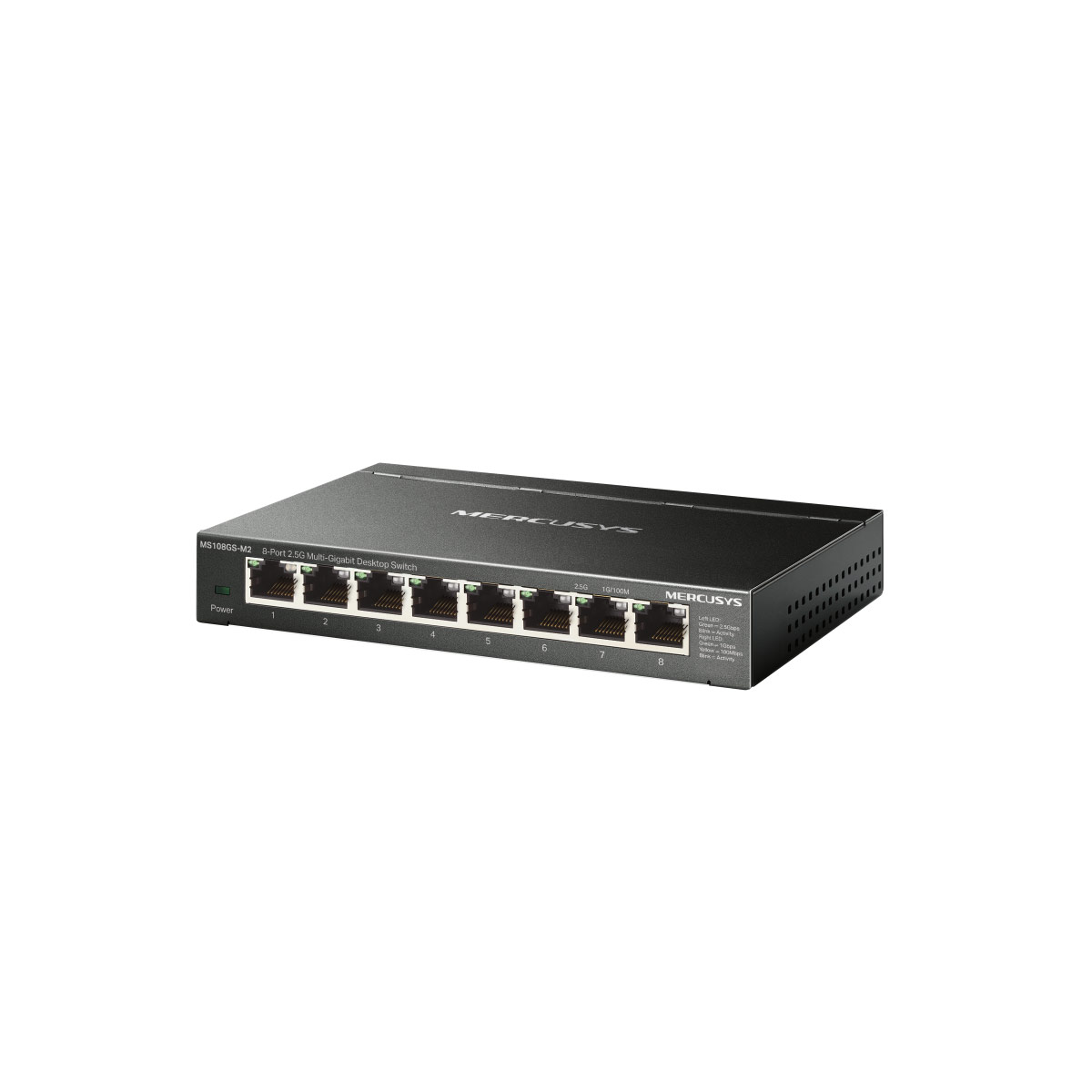 Mercusys 8-Port 2.5 Gigabit Desktop Switch - MS108GS-M2