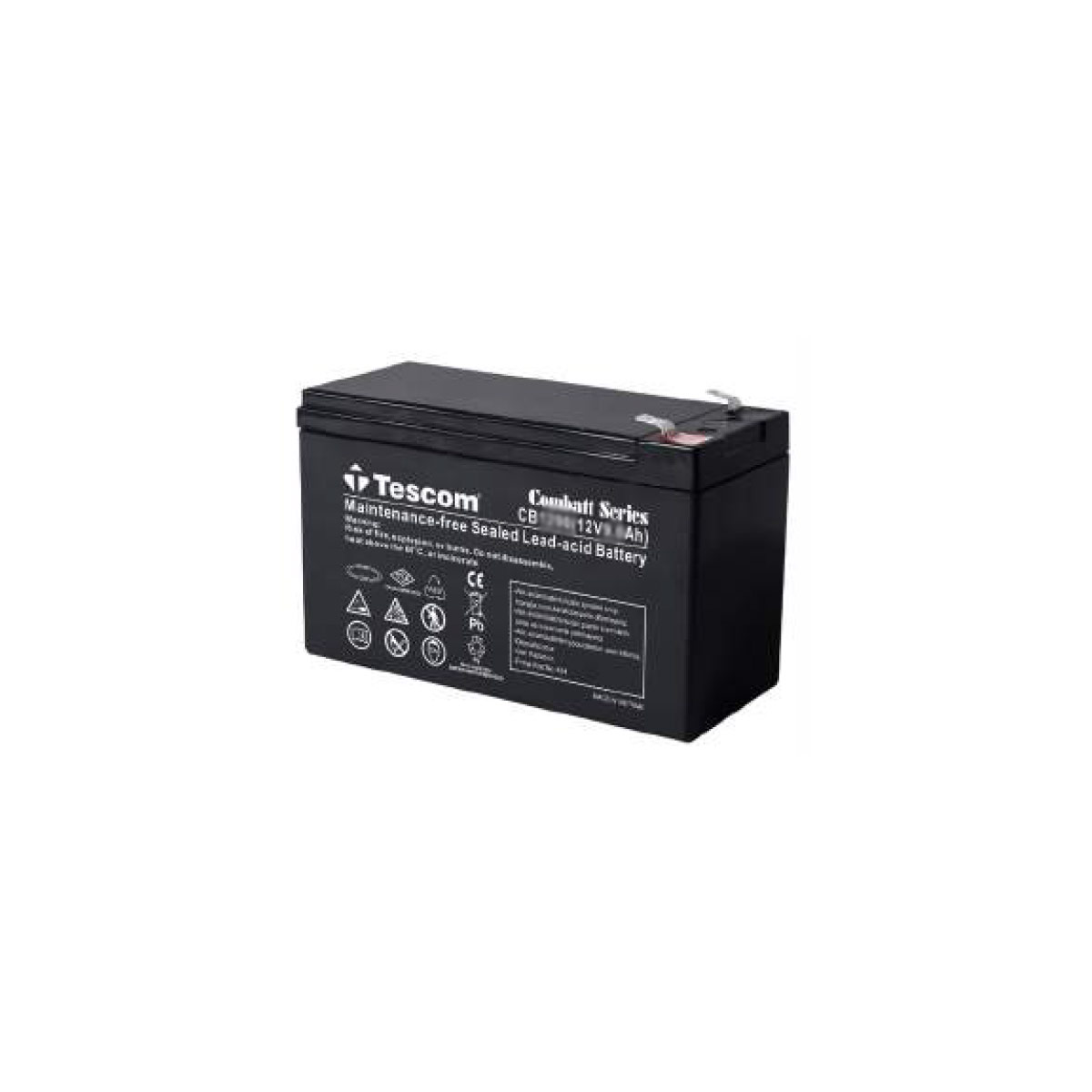 Batteries Tescom Combatt 12V 5AH Batteries Tescom Combatt 12V 5AH