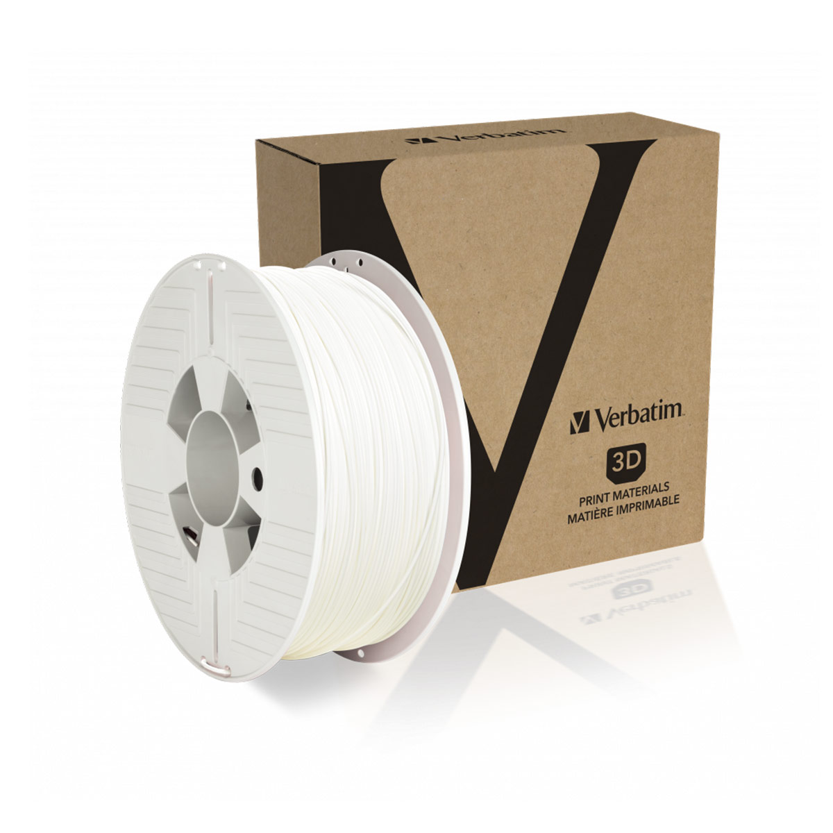 Verbatim 3D Printer Filament PLA 1.75Mm White 1Kg