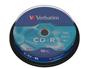CD-R VERBATIM 43437 700MB 52X EXTRA PROTECTION SURFACE CD-R VERBATIM 43437 700MB 52X EXTRA PROTECTION SURFACE