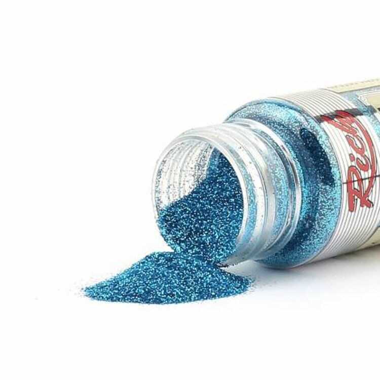 ΧΡΥΣΟΣΚΟΝΗ Rich 50ml Σκόνη Glitter 4604 Turquoise