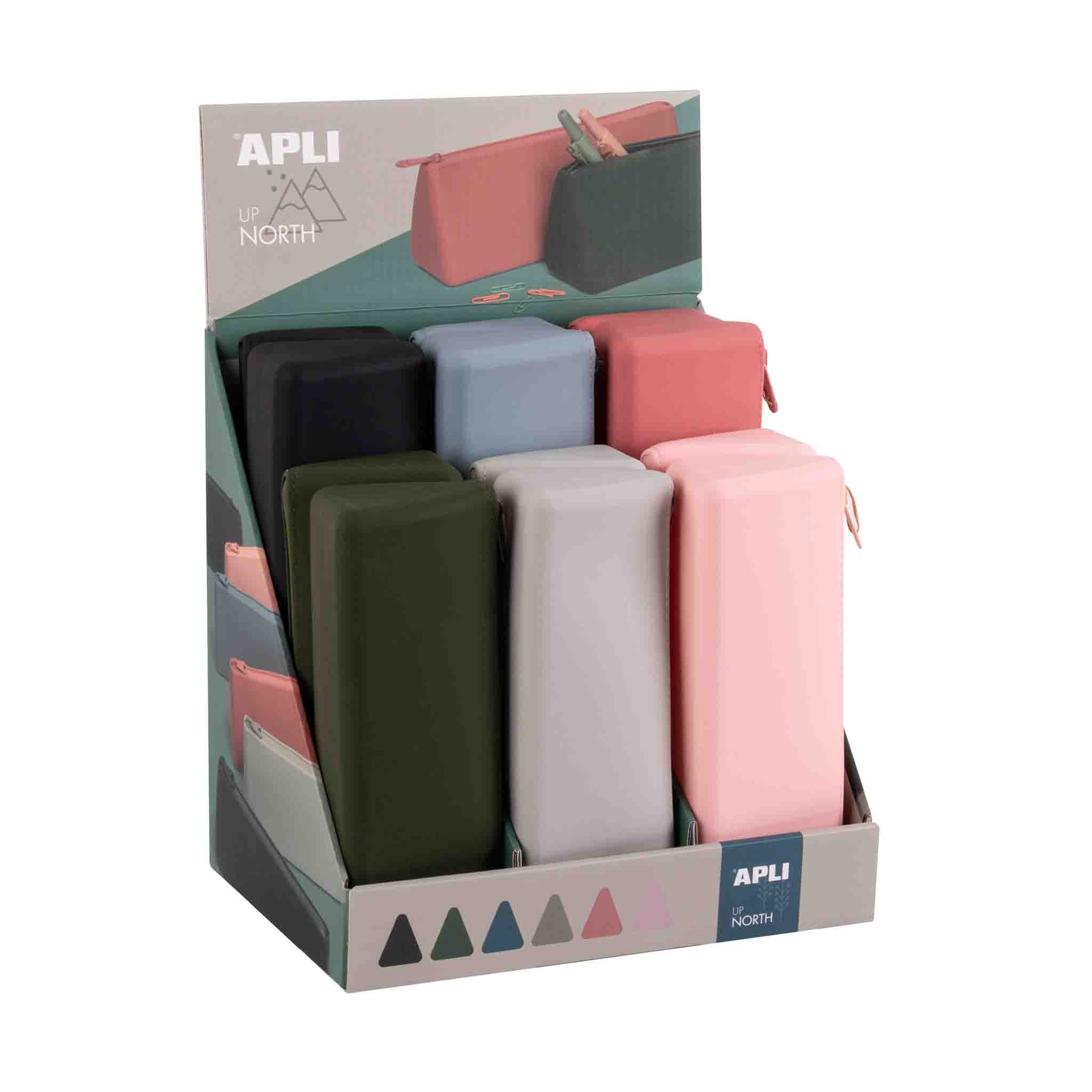 APLI DISP. PENCIL CASE UP NORTH TRIANG.12U