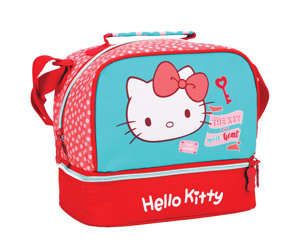 GIM ΤΣΑΝΤΑΚΙ ΦΑΓΗΤΟΥ ΟΒΑΛ HELLO KITTY SWEETHEART