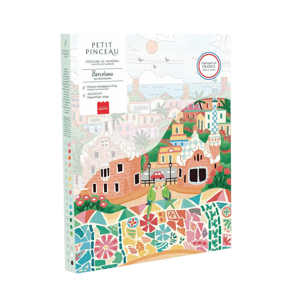 PETIT PINCEAU ΖΩΓΡΑΦΙΚΗ ΜΕ ΑΡΙΘΜΟΥΣ - BARCELONA