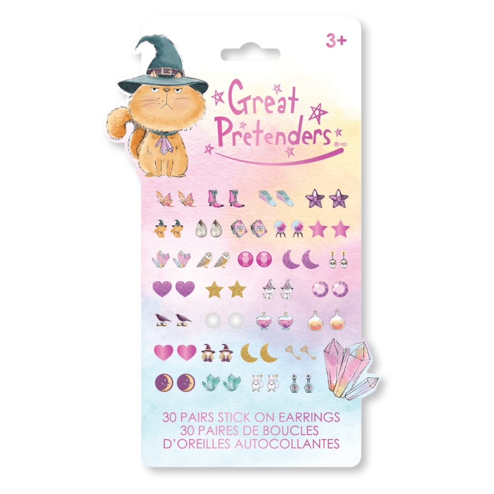 Great Pretenders σκουλαρίκια αυτοκόλλητα `Γάτα του Halloween` 30 ζευγάρια Great Pretenders σκουλαρίκια αυτοκόλλητα `Γάτα του Halloween` 30 ζευγάρια