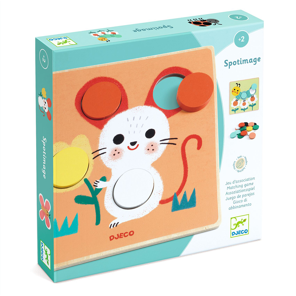 Djeco ξύλινο εκπαιδευτικό παιχνίδι αντιστοίχισης χρωμάτων & σχημ?