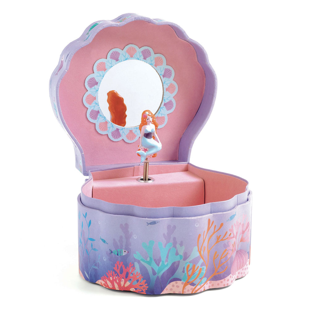 Djeco μουσικό κουτί-μπιζουτιέρα `Γοργόνα` ήχος `Call to Dance by Carl Maria von Weber`