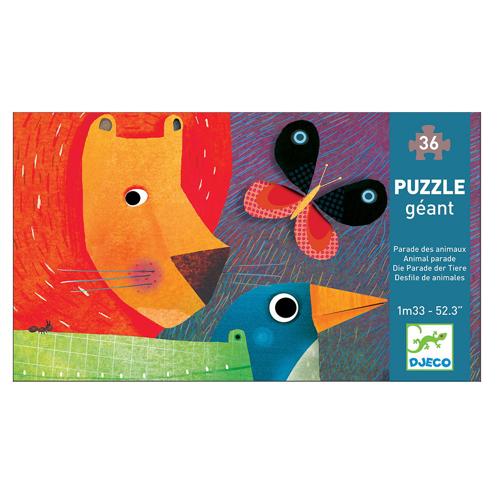 Djeco Παζλ Γίγας Ζώα ζούγκλας 36τεμ.