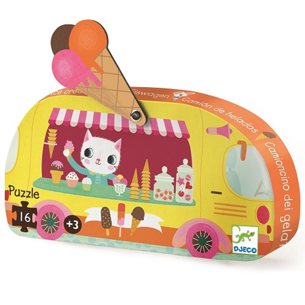 Djeco παζλ 16 τμχ. `Παγωτατζίδικο`