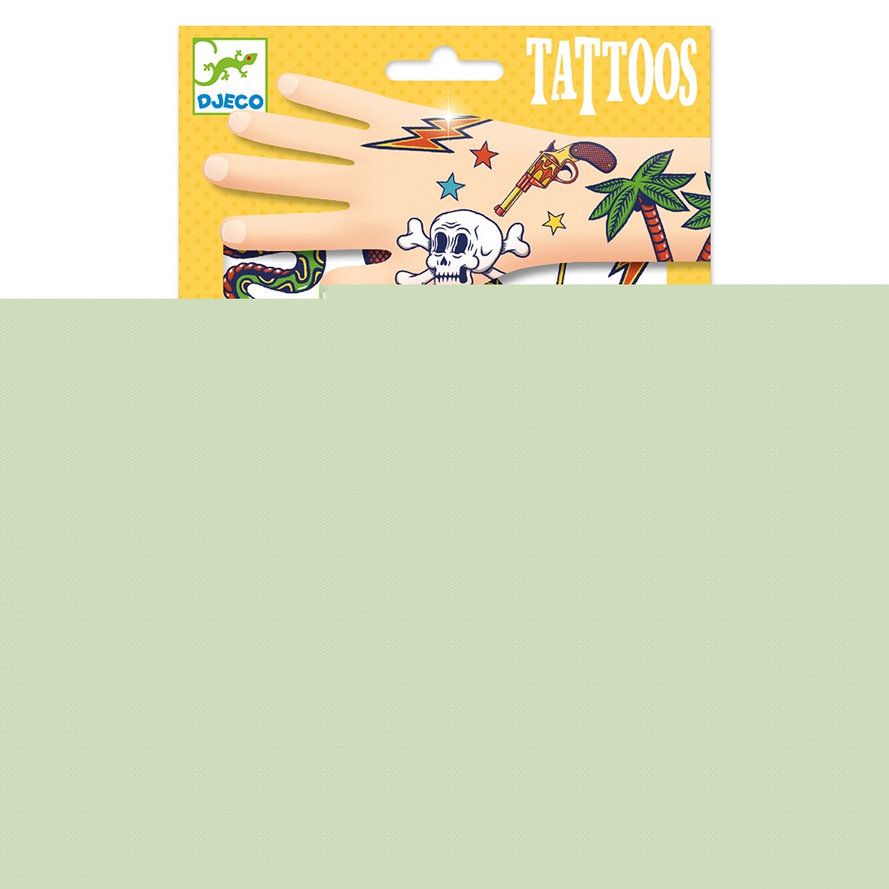 Djeco Τατουάζ με μεταλλιζέ λεπτομέρειες `Μπανγκ μπανγκ`