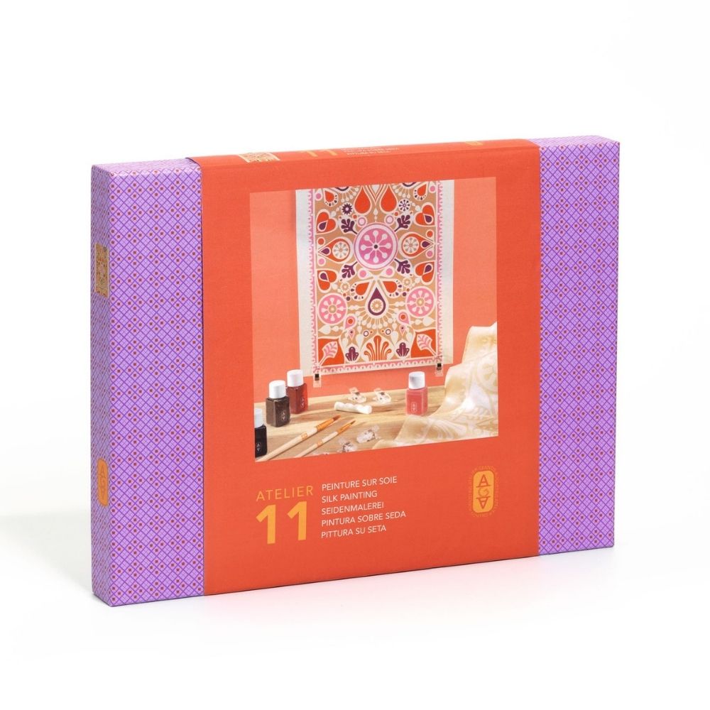 Djeco Atelier 11, ζωγραφική σε μετάξι Πέταλα