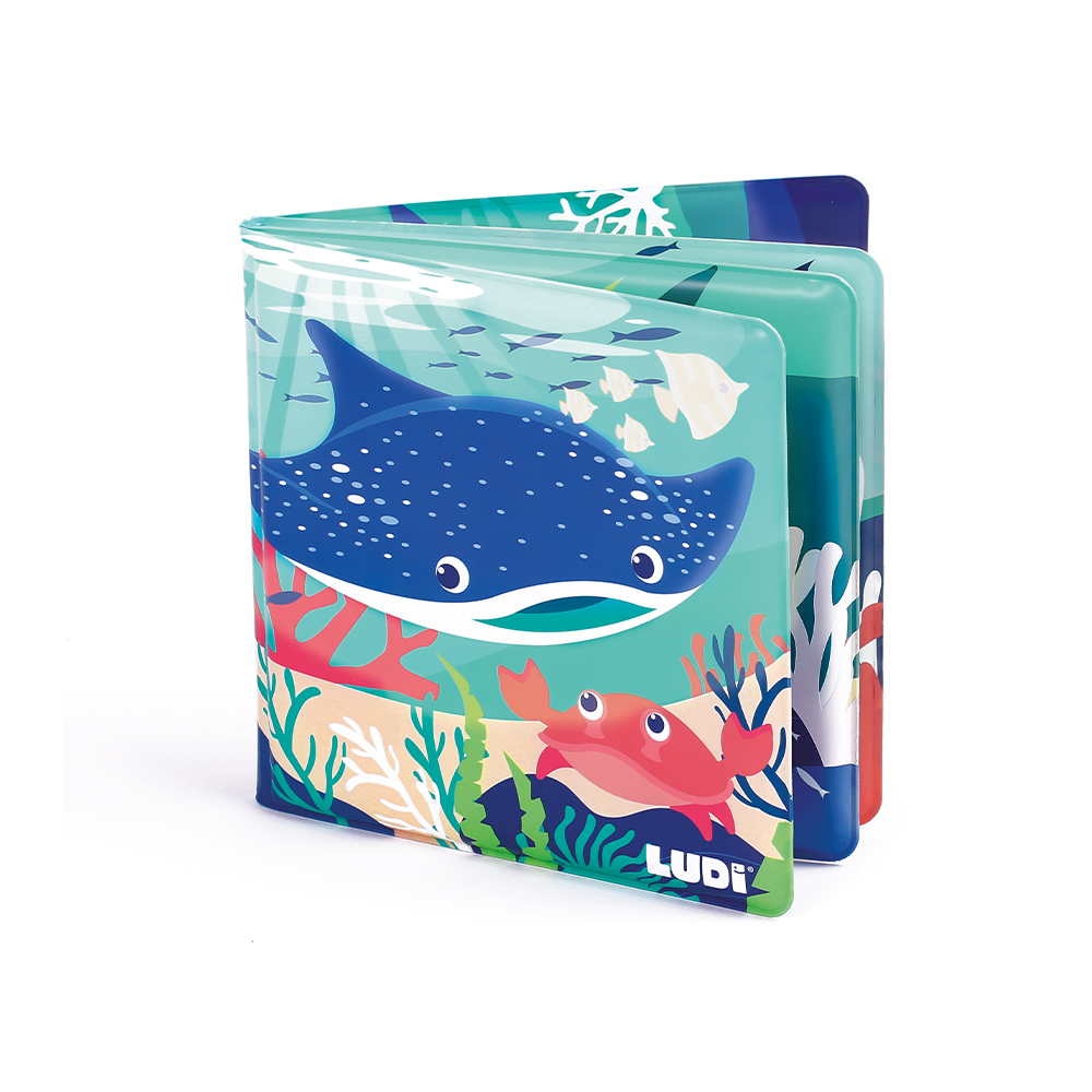 Ludi βιβλιαράκι μπάνιου με μαγικό εφέ αλλαγής χρώματος με το νερό `Β