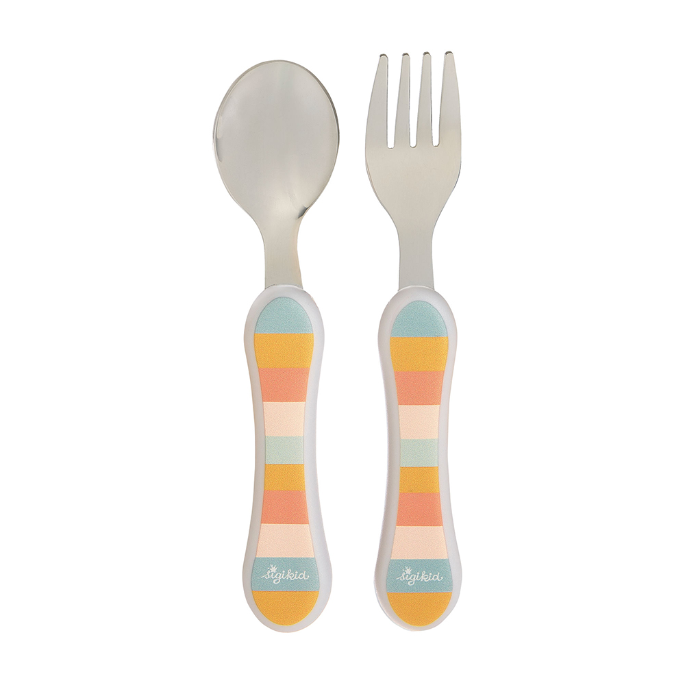 Sigikid Σετ πιρούνι - κουτάλι `3 Φίλοι`