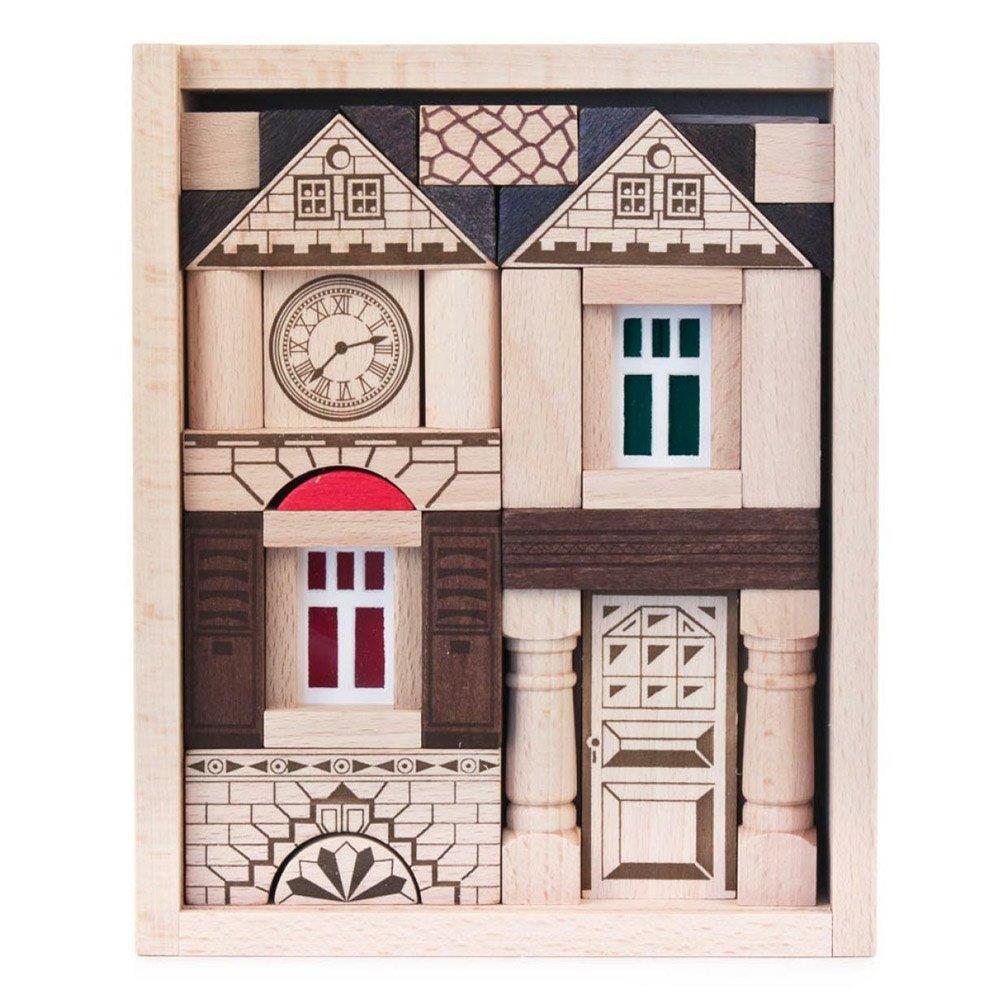 Ebert Noblesse ξύλινα τουβλάκια αρχιτεκτονικά συλλεκτικά 49τμχ. σε κασετ