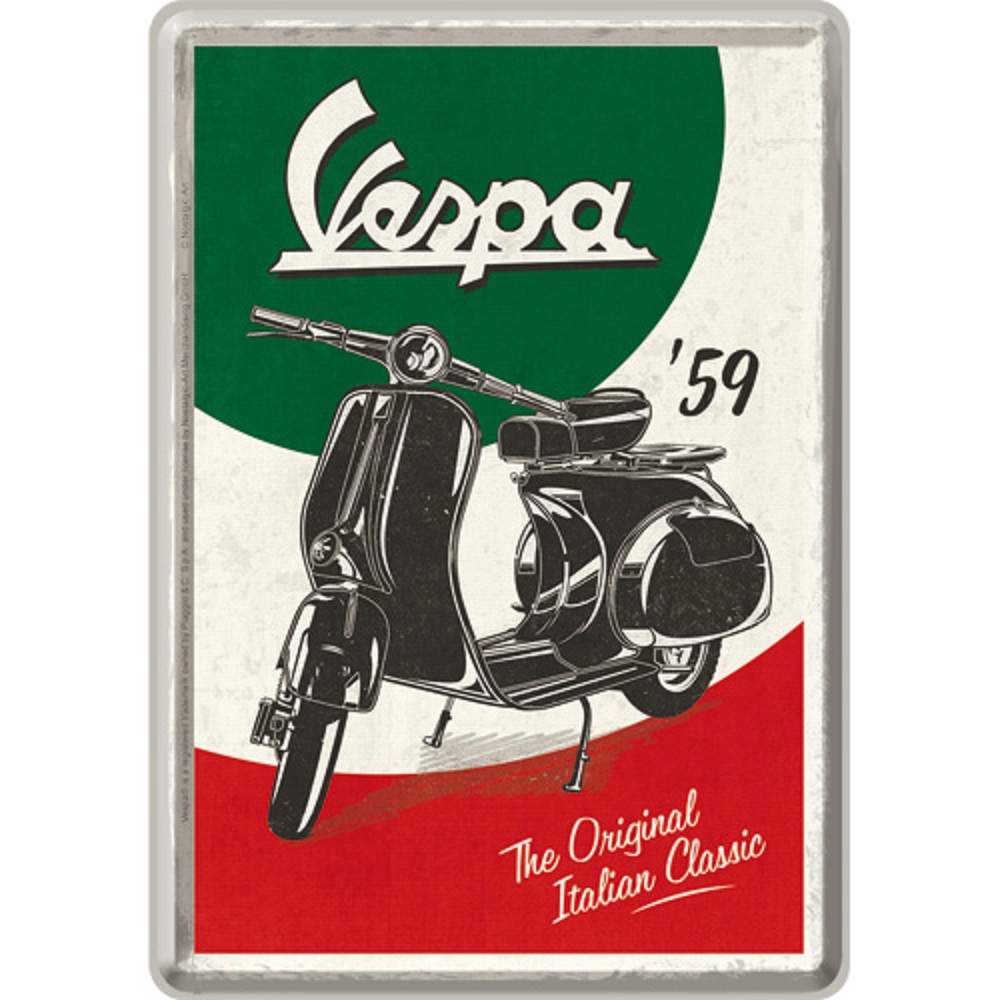 Nostalgic Μεταλλική κάρτα σε φάκελο Vespa - The Italian Classic Nostalgic Μεταλλική κάρτα σε φάκελο Vespa - The Italian Classic