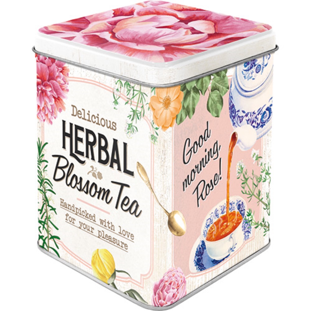 Nostalgic Μεταλλικό Κουτί Τσαγιού Herbal Blossom Tea Home & Country Nostalgic Μεταλλικό Κουτί Τσαγιού Herbal Blossom Tea Home & Country