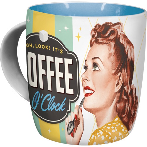 Nostalgic Κούπα Coffee O Clock Say it 50s Nostalgic Κούπα Coffee O Clock Say it 50s