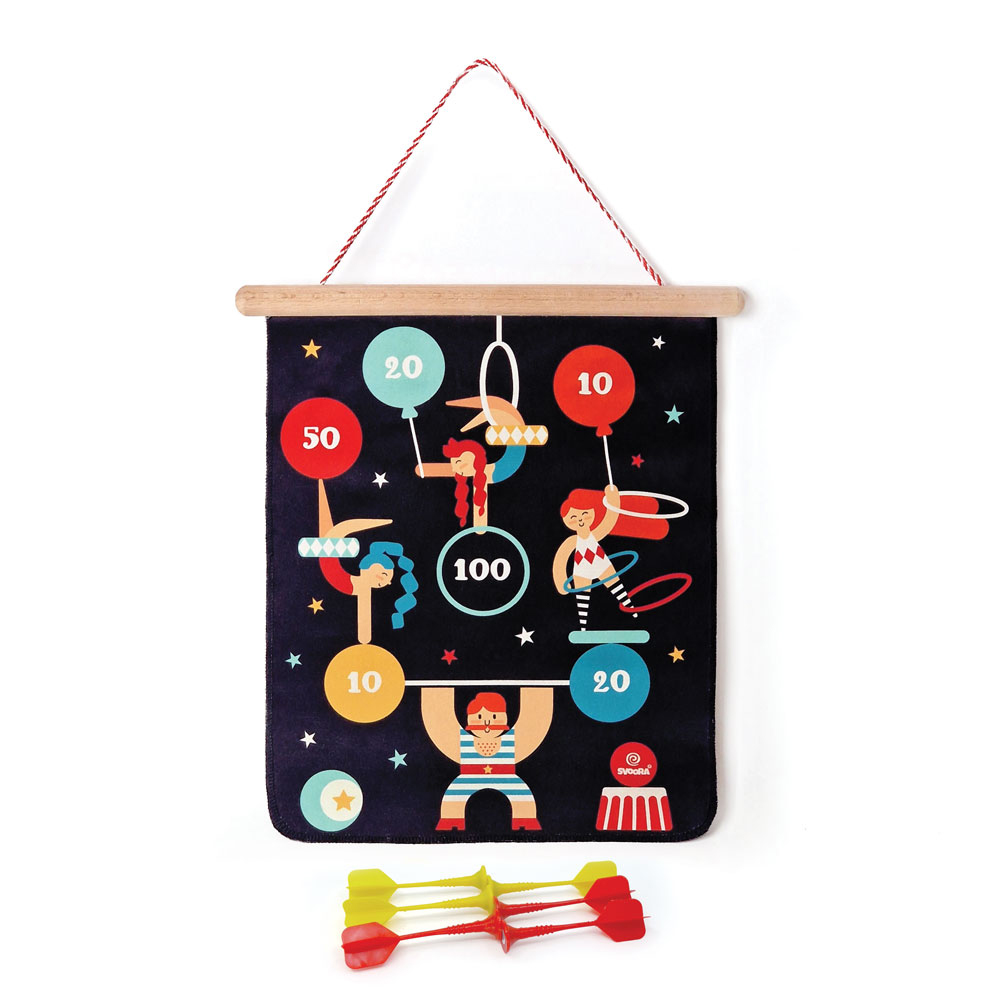 Svoora Στόχος μαγνητικός διπλής όψης 40 εκ. `Τσίρκο`