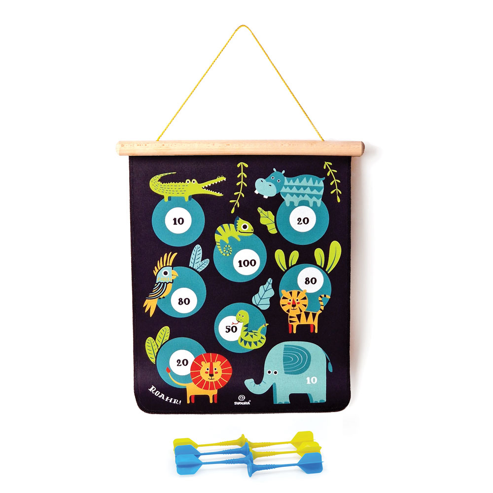 Svoora Στόχος μαγνητικός διπλής όψης 40 εκ. `Ζούγκλα`