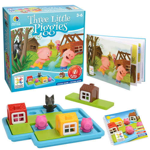 Smartgames επιτραπέζιο Τα τρία γουρουνάκια