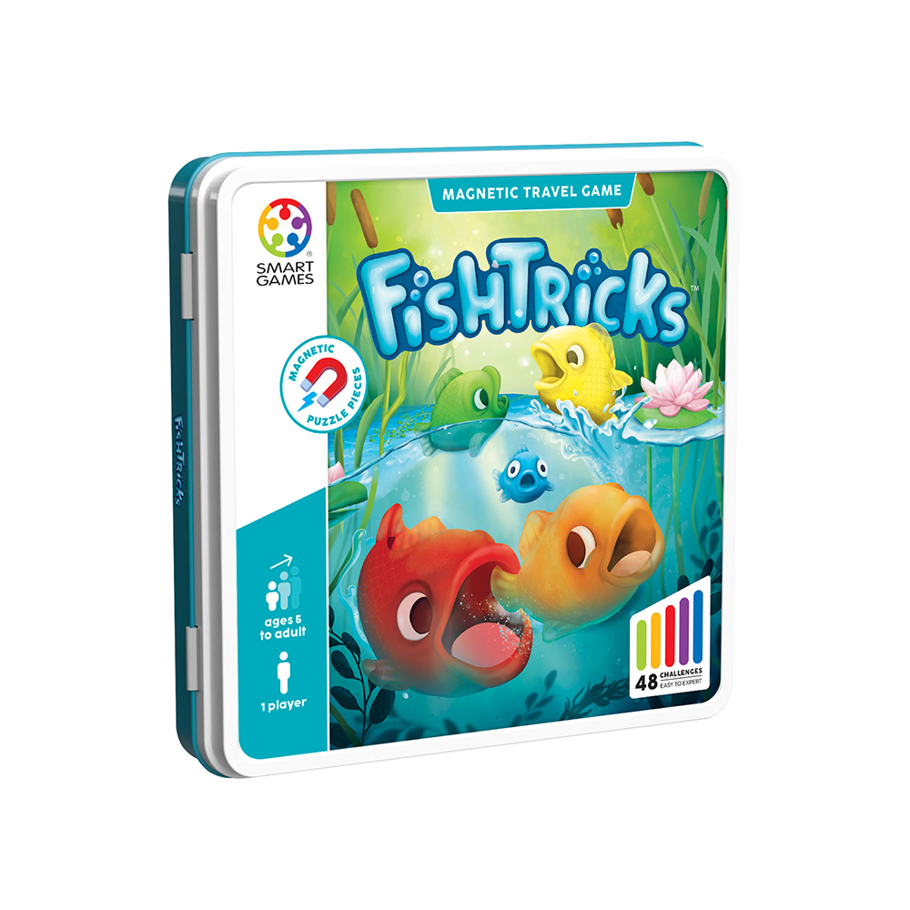 Smartgames επιτραπέζιο μαγνητικό παιχνίδι `FishTricks` (48 challenges)
