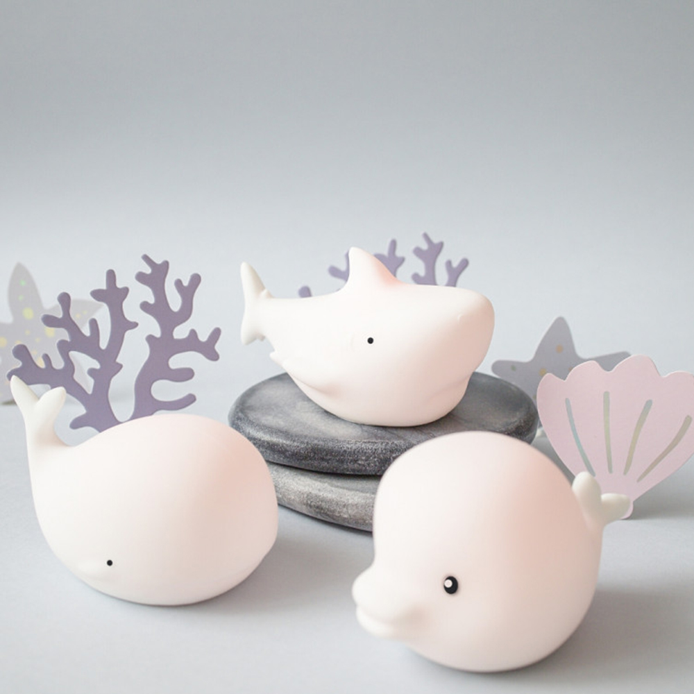 Rabbit & Friends σετ 3 φωτιστικών `Καρχαρίας - Δελφίνι - Φάλαινα` (Λειτου?