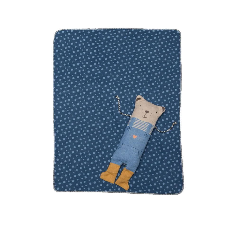 DF Βρεφική Κουβέρτα σε γαντόκουκλα `Αρκουδάκι`
