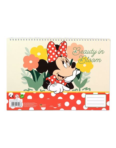 GIM ΜΠΛΟΚ ΖΩΓΡΑΦΙΚΗΣ 23x33 40φ+ΑΥΤΟΚΟΛΛΗΤΑ MINNIE NOMADIC SPIRIT