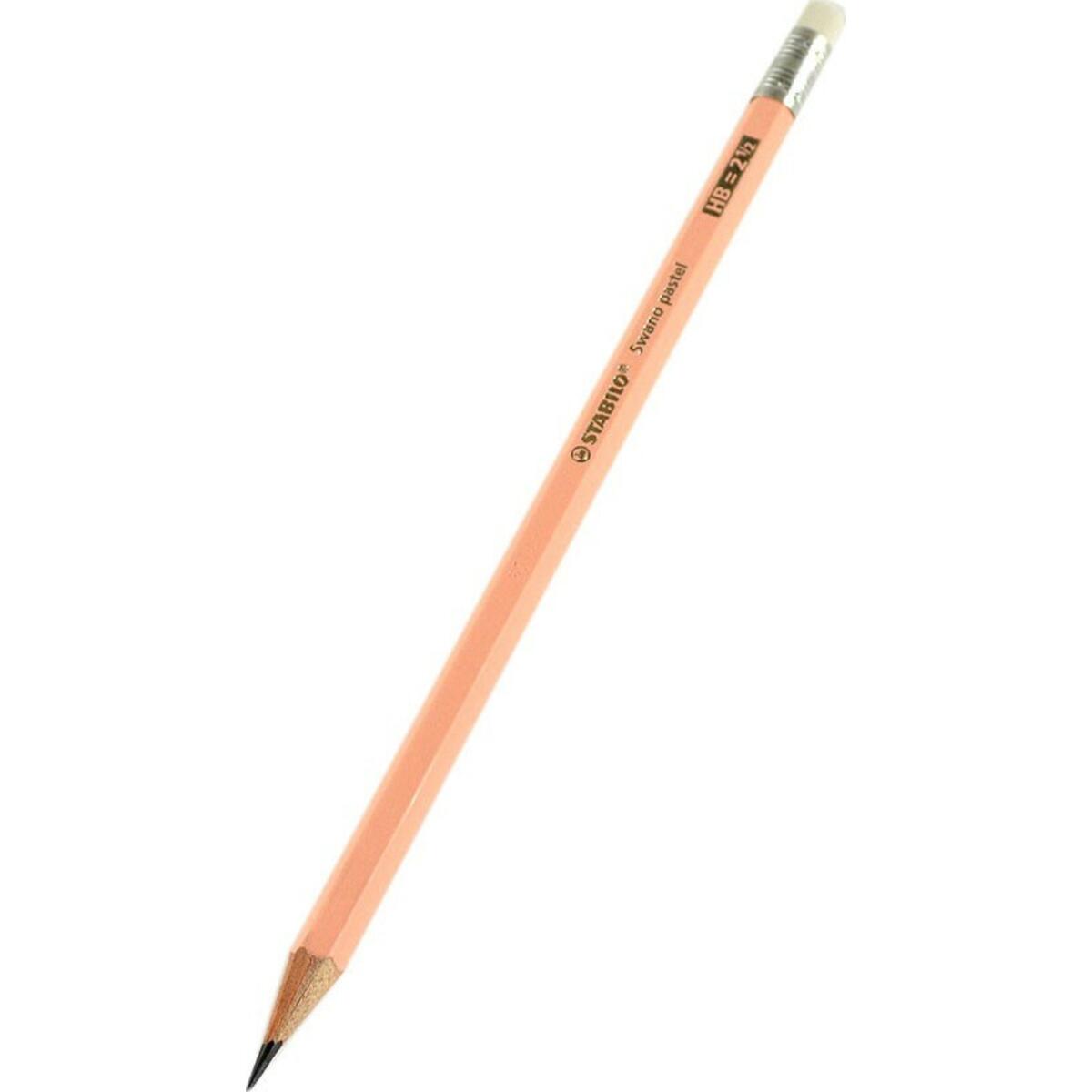 ΜΟΛΥΒΙΑ STABILO 4908/01 PASTEL ΓΟΜΑ APRICOT