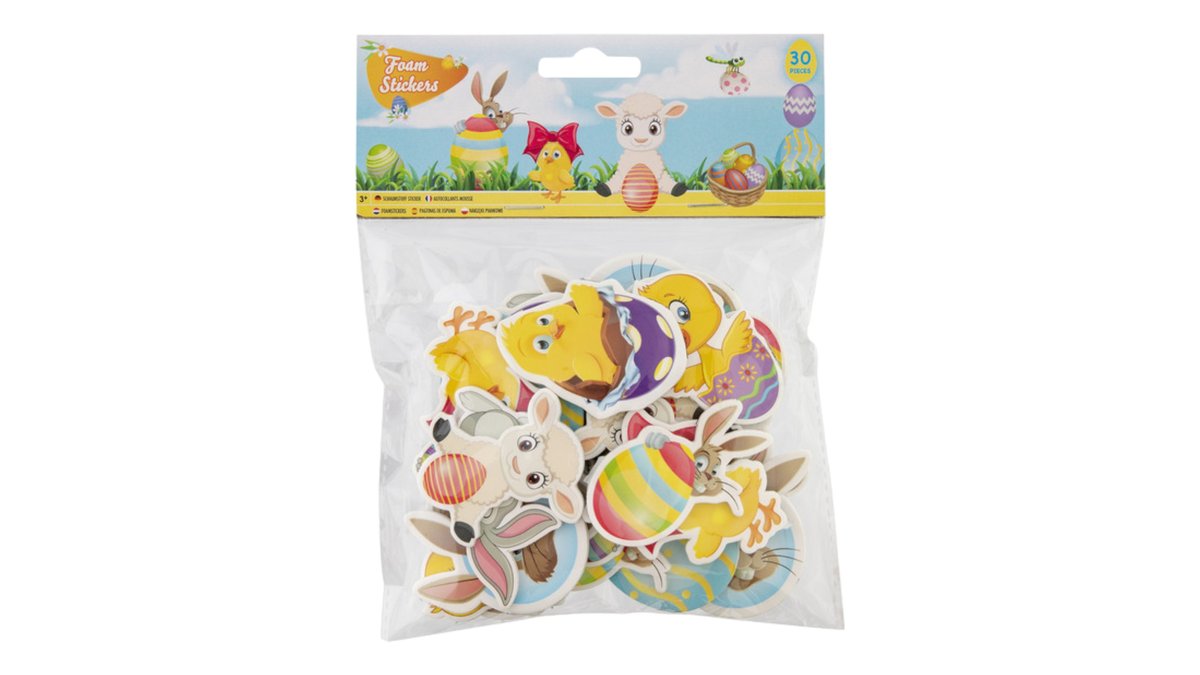 ΠΑΣΧΑΛΙΝΑ ΑΥΤΟΚΟΛΛΗΤΑ ΑΦΡΩΔΗ 30 ΤΜΧ.