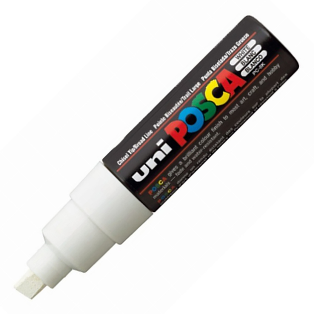ΜΑΡΚΑΔΟΡΟΙ UNI POSCA PC-8K ΧΟΝΔΡΟ ΛΕΥΚΟ ΜΑΡΚΑΔΟΡΟΙ UNI POSCA PC-8K ΧΟΝΔΡΟ ΛΕΥΚΟ