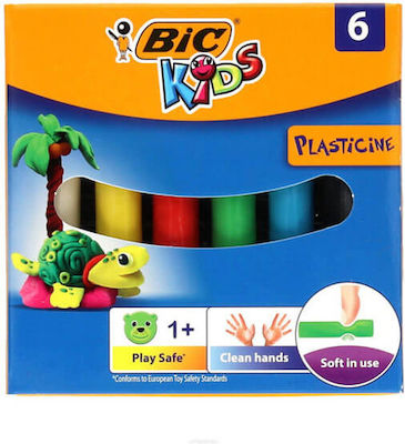 BIC ΠΛΑΣΤΕΛΙΝΗ KIDS 6 ΧΡΩΜΑΤΑ BIC ΠΛΑΣΤΕΛΙΝΗ KIDS 6 ΧΡΩΜΑΤΑ