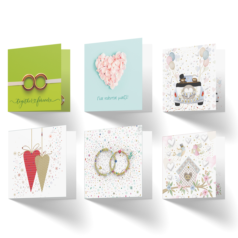 ΜΙΝΙ ΚΑΡΤΕΣ 11x11 "ΓΑΜΟΣ-ΑΓΑΠΗ"