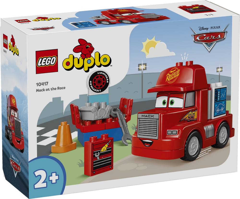 LEGO DUPLO MACK AT THE RACE