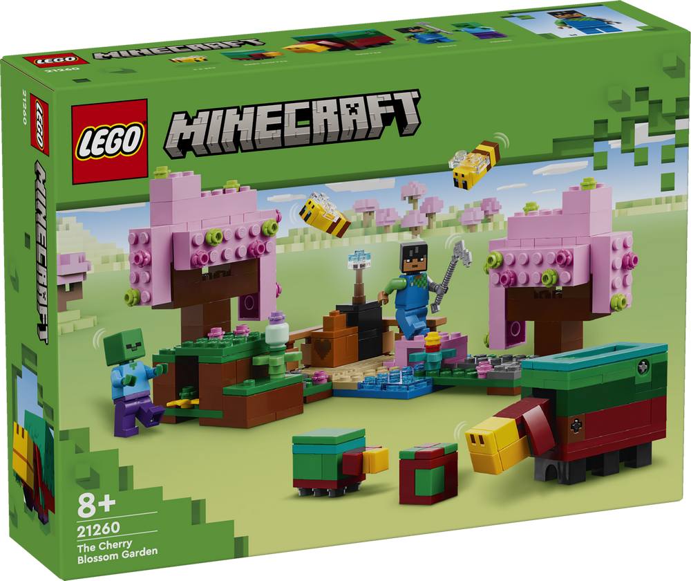 LEGO MINECRAFT THE CHERRY BLOSSOM GARDEN
