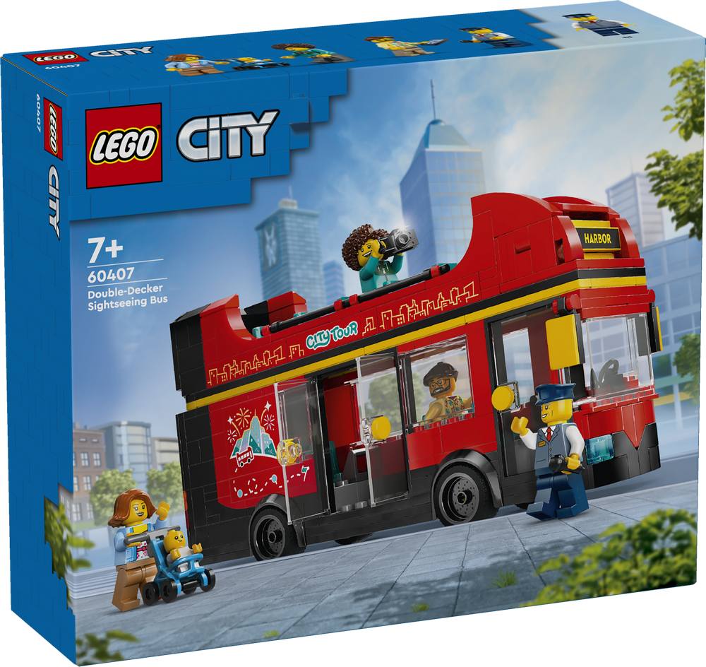 LEGO CITY RED DOUBLE-DECKER SIGHTSEEING BUS