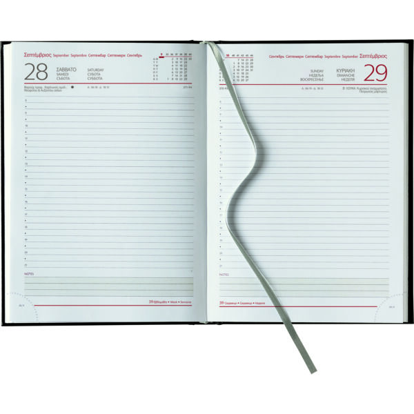 ΗΜΕΡΟΛΟΓΙΟ ΗΜΕΡΗΣΙΟ  14.50x20.5cm 2026 SKashmir Flat Μπλε M