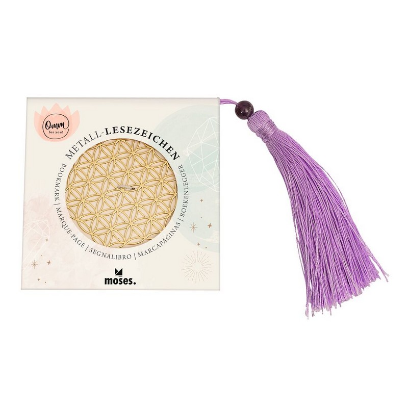 Σελιδοδείκτης Λουλούδι της Ζωής μεταλλικός