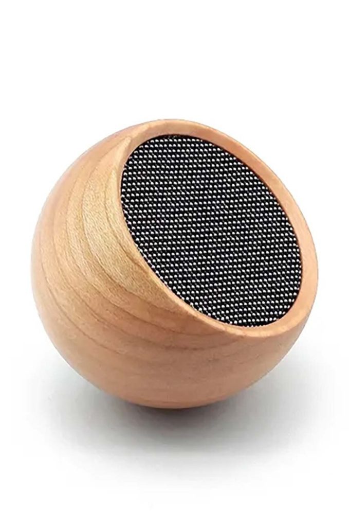Φορητό ηχείο Bluetooth TWS με τετράγωνο ήχο και ηχητική πιστότητα από ξύλο καρυδιάς GINGKO