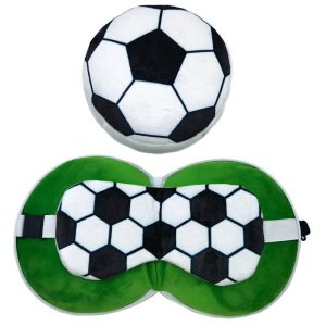 Puckator Relaxeazzz Μαξιλάρι Ταξιδιού & Μάσκα Ύπνου Μπάλα Ποδοσφαίρου