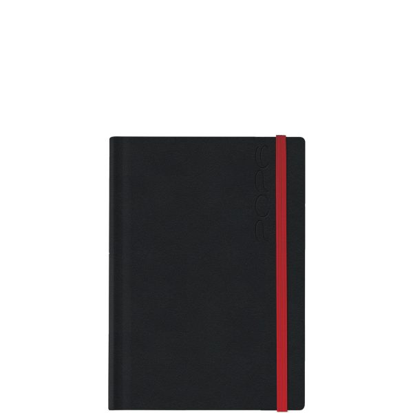 ΗΜΕΡΟΛΟΓΙΟ ΗΜΕΡΗΣΙΟ  14.50x20.5cm 2026 Winner Color Μαύρο/Κόκκινο M