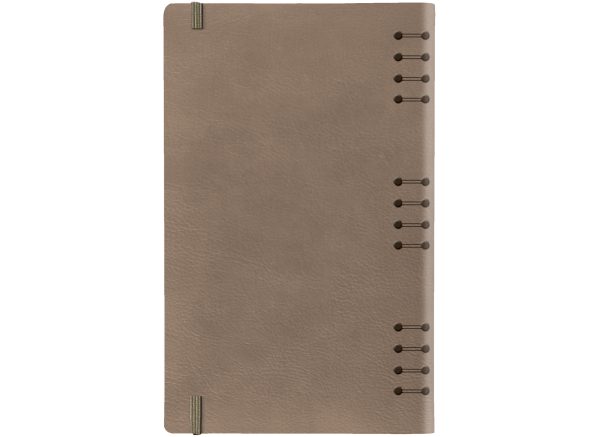 ΣΗΜΕΙΩΜΑΤΑΡΙΟ 13x21cm ΡΙΓΕ Arizona Spiral Μπεζ