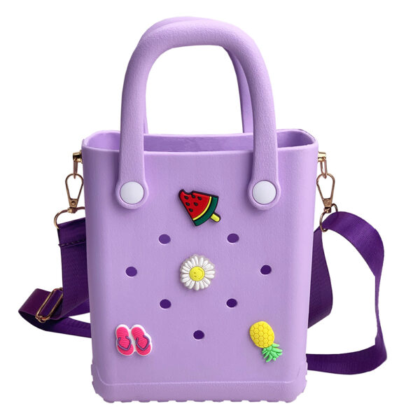 CACTUS CROQBAG με διακοσμητικά pins 16x20 cm - ΜΩΒ