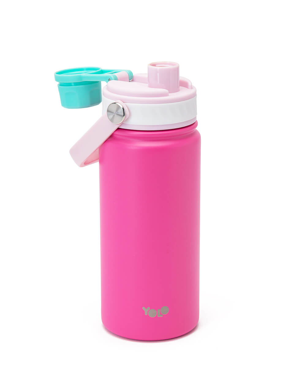ΜΕΤΑΛΛΙΚΟ ΘΕΡΜΟΣ ΜΕ ΛΑΒΗ 500ML –Pink