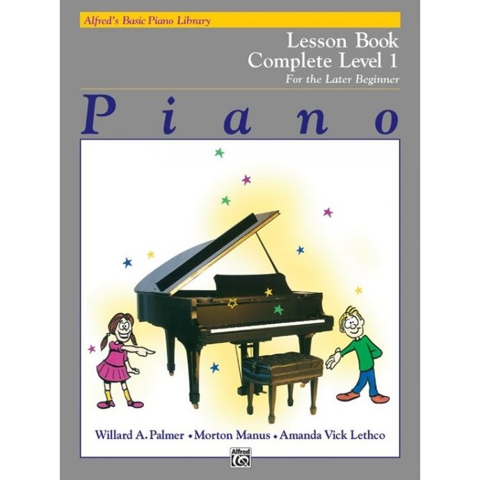 ALFRED'S BASIC PIANO LIBRARY-COMPLETE LESSON BOOK LEVEL 1