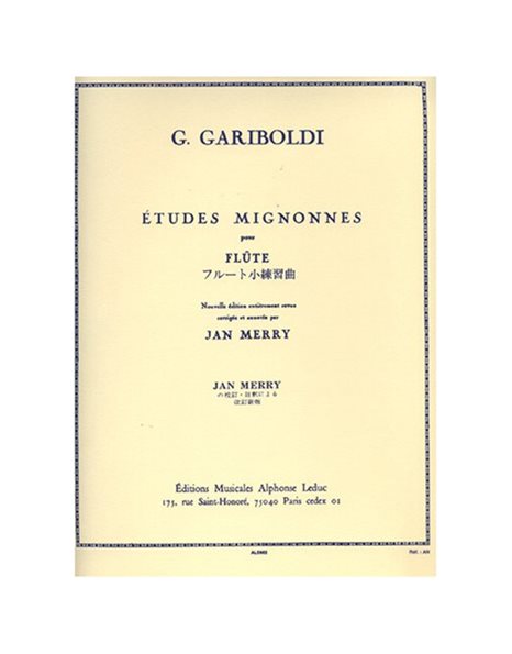 Giuseppe Gariboldi - Etudes Mignonnes Op.131 Flute