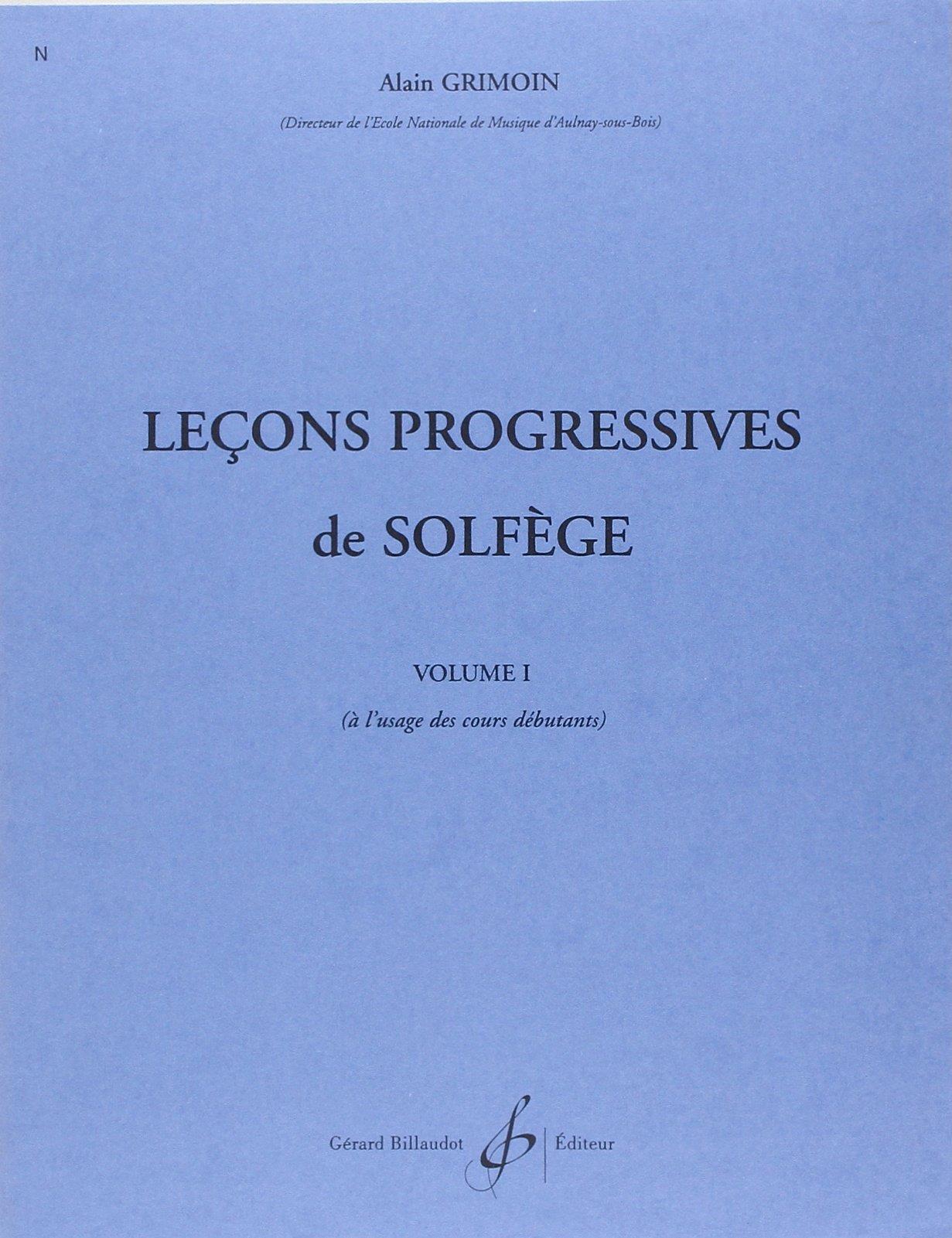 LECONS PROGRESSIVES DE SOLFEGE